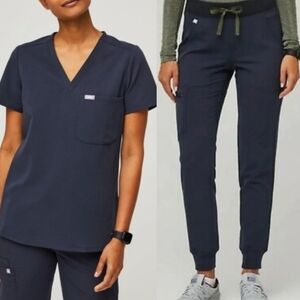 Figs Quiet Navy set XS Catarina, S Zamora